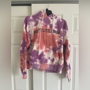 PrettyLittleThing Multicolor Tie-Dye Hoodie